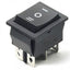 DPDT Center Off Rocker Switch - Spring Action