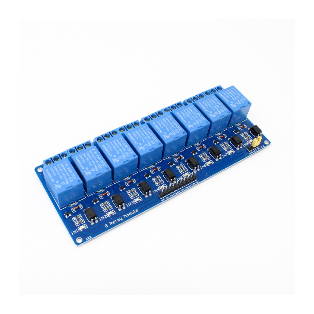 8 Channel 12V Relay Module with Optocoupler Main image
