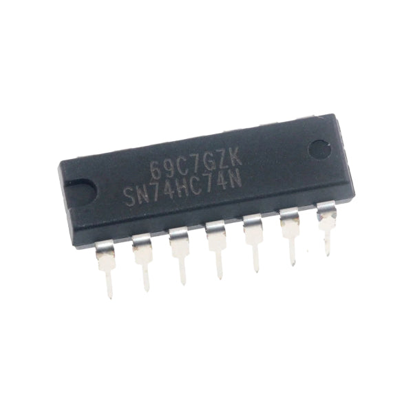 74LS74 Dual D-type Positive Edge-triggered Flip-Flops IC (7474 IC) Main image