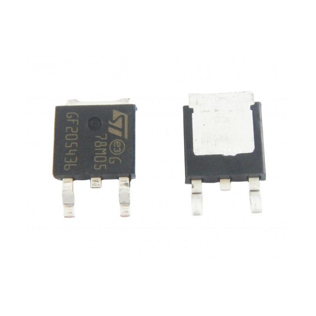 78M05/7805 - 5V Positive Voltage Regulator IC - TO-252 SMD Package