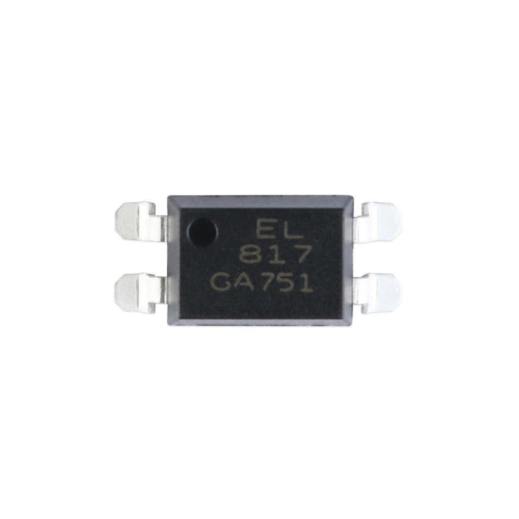 817 Transistor Output Optocoupler - SOP-4 SMD Package Pack of 10 Main image