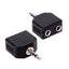 Headphone Converter Audio Adapter couple plug One Point to Two point Splitter 3.5mm jack