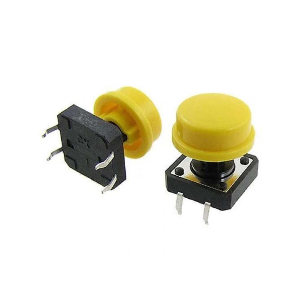 Tactile Push Button Switch Key with Keycap  12*12*7.3 MM - Pack of 5