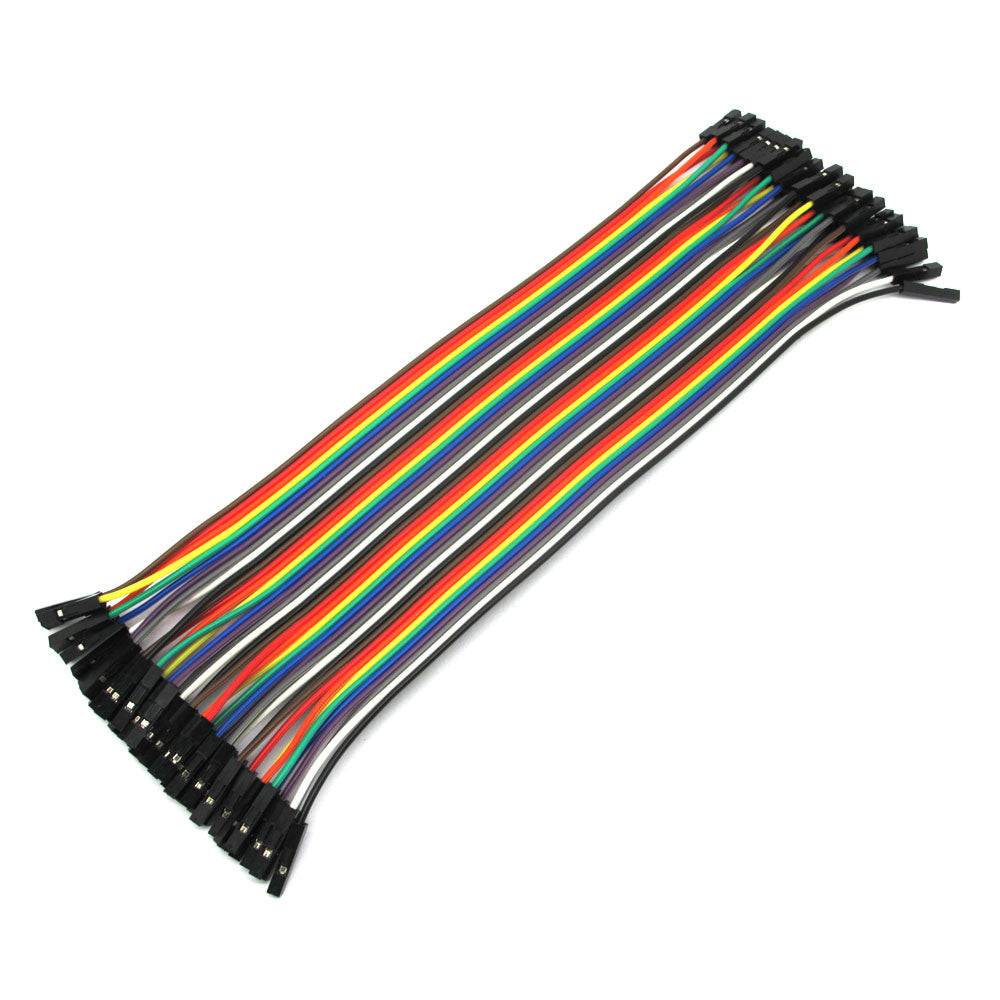 20CM Female to Female Jumper Wire Cable 2.54mm – 40 Pcs