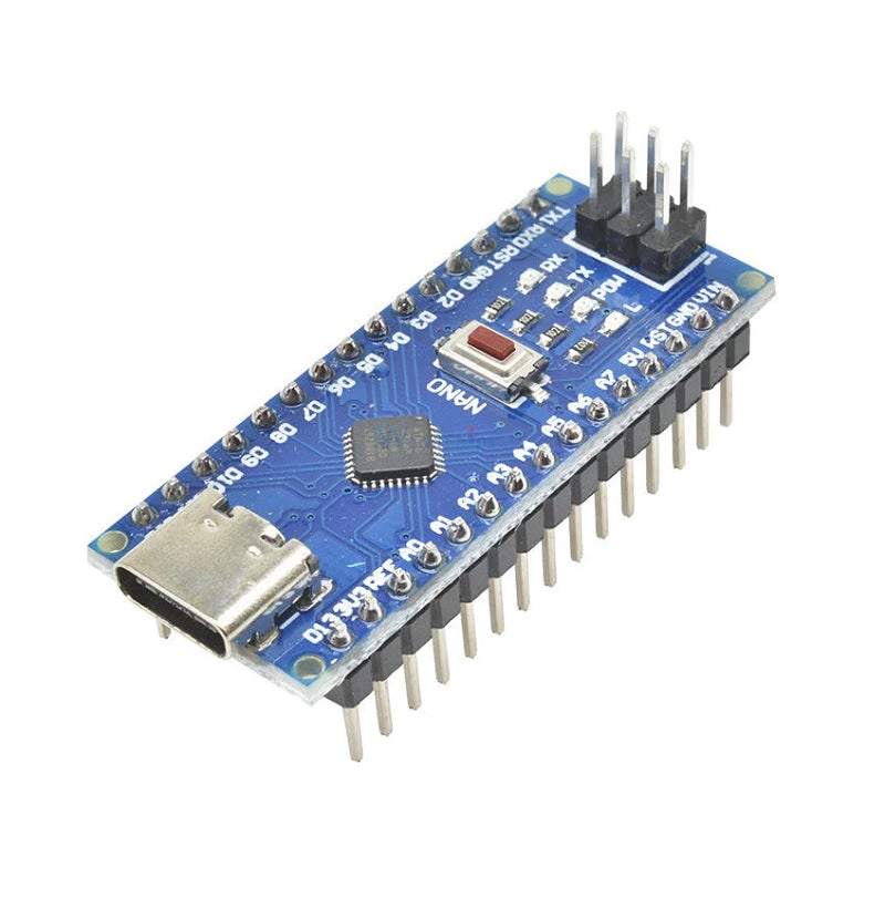 Nano R3 CH340 Chip Development Board-Compatible with Arduino-Type C - Soldered