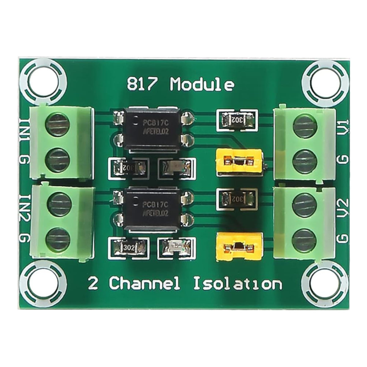 PC817 2 CH Optocoupler Isolation Module Main image