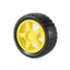 65mm Robot Wheel  for BO Motors (Yellow)