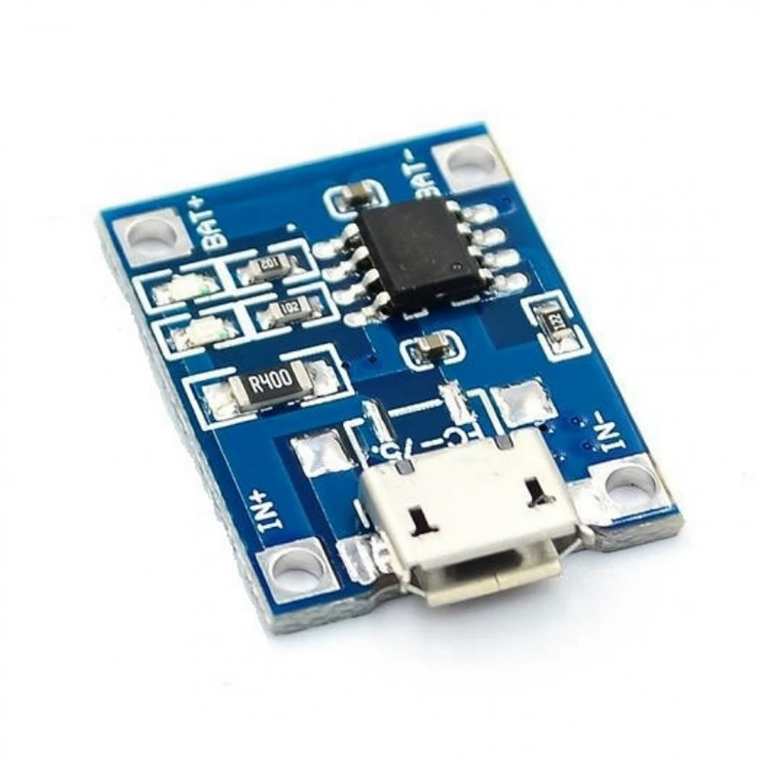 TP4056 1A Li-ion Lithium Battery Charging Module – Micro USB Main image