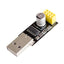 USB to UART/ESP8266 Adapter Programmer for ESP-01 WiFi Modules with CH340G Chip