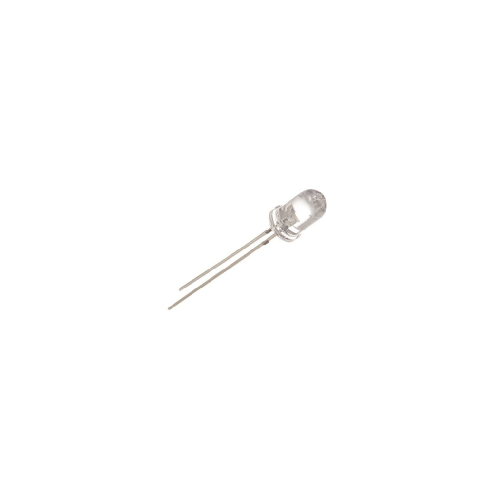 5mm Round White LED 2 Pin Through Hole Main image