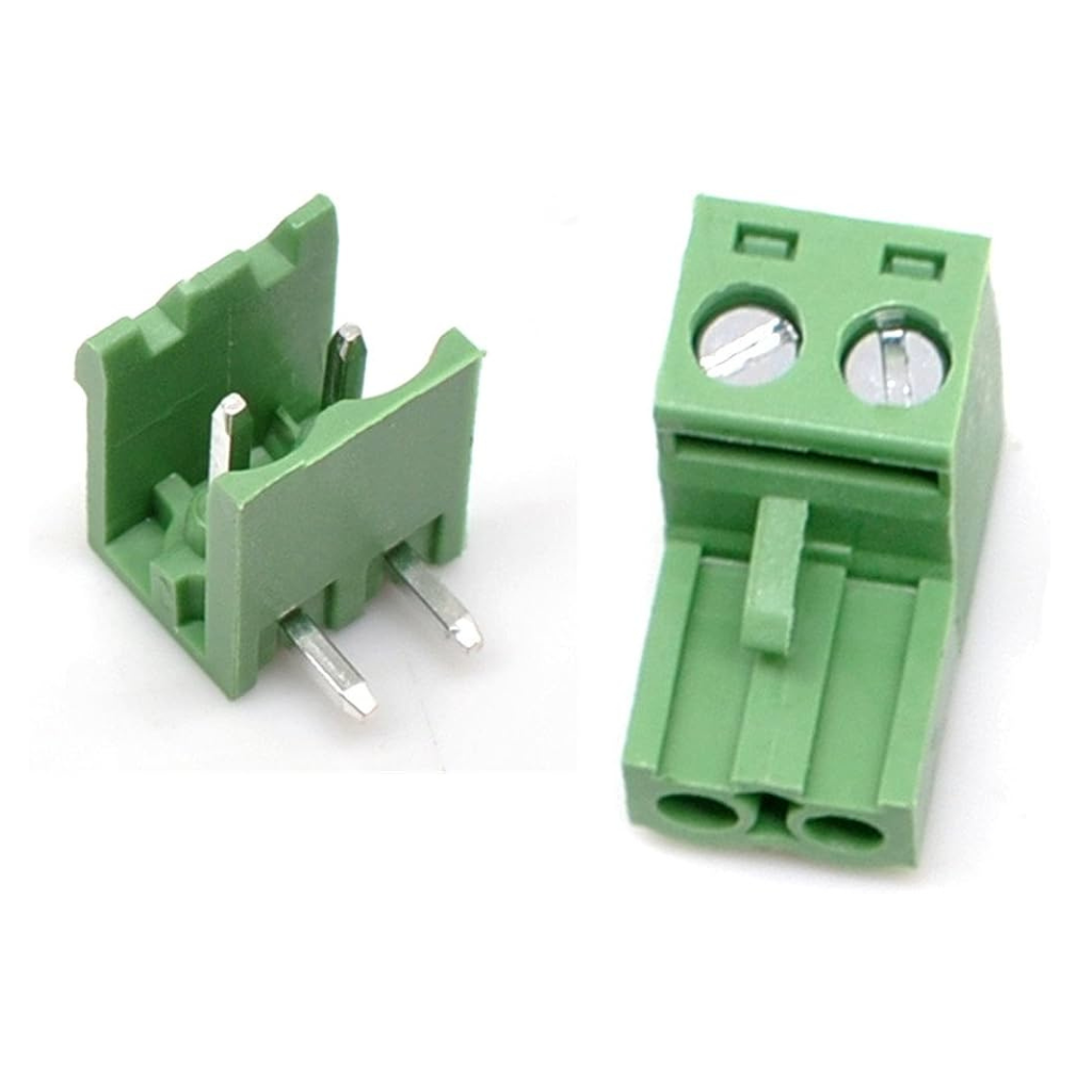 2 pin - XY2500 /ZB2500 Male & FeMale Pluggable Terminal Connector Right Angle-Pitch 5.08mm